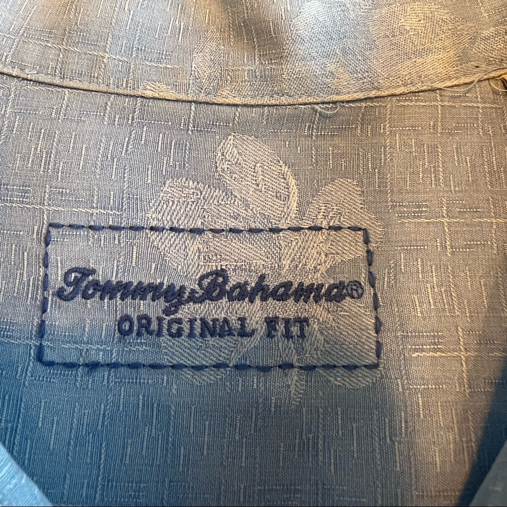 Tommy Bahama 100% Silk Shirt XL - Picture 5 of 7